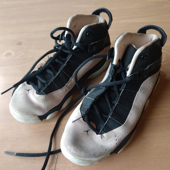 Nike Jordan 6 RINGS 323431-006 Black Pink Anthracite Children's Size 2.5Y - Picture 1 of 5